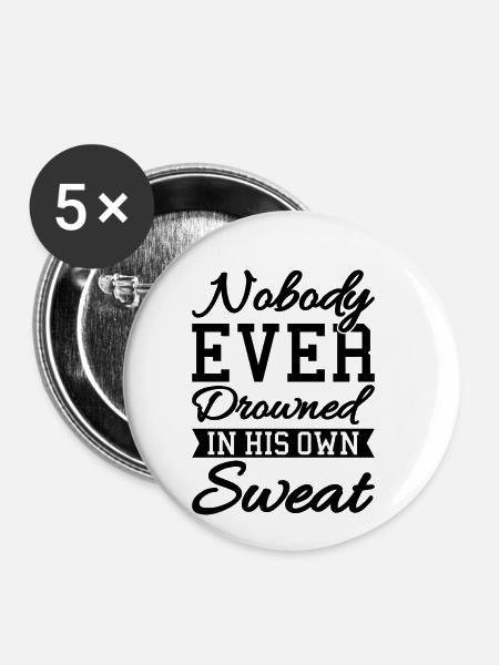 Erfolg Motivaton - Buttons klein 25 mm (5er Pack) - Weiß