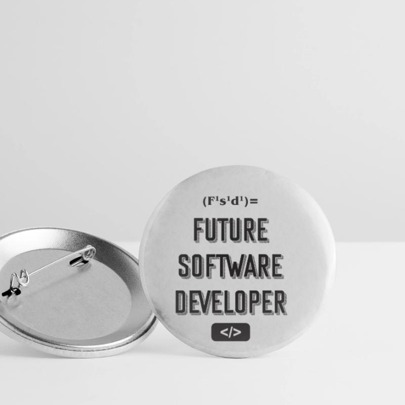Future software developer Buttons small 1''/25 mm (5-pack)