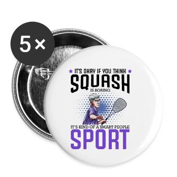 squash - Buttons small 1''/25 mm (5-pack) - white - Front
