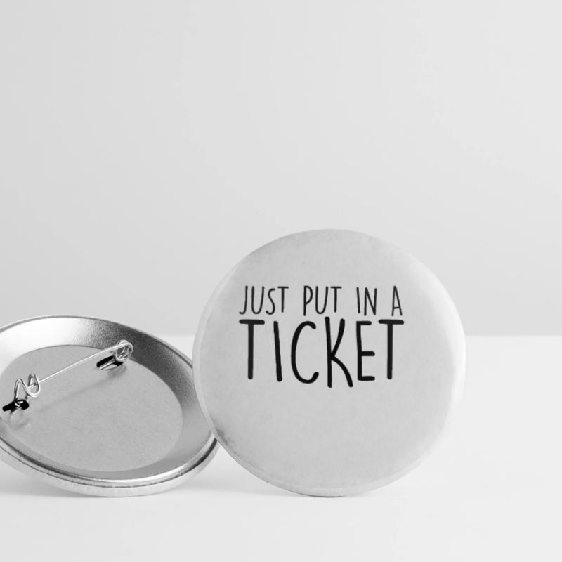 IT Computer IT Support IT Ticket System Buttons small 1''/25 mm (5-pack)