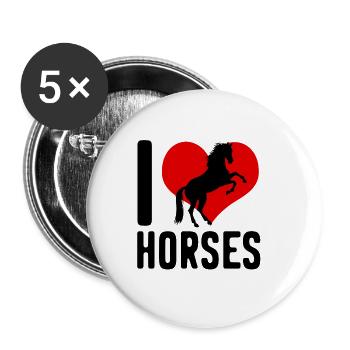 Rider Rider dictons coeur - Lot de 5 petits badges (25 mm) - blanc - Devant