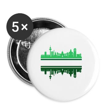 Liverpool - Buttons small 1''/25 mm (5-pack) - white - Front