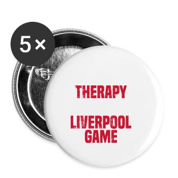 Liverpool - Buttons small 1''/25 mm (5-pack) - white - Front