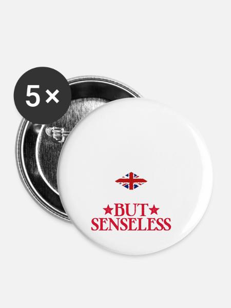 Liverpool - Buttons klein 25 mm (5er Pack) - Weiß