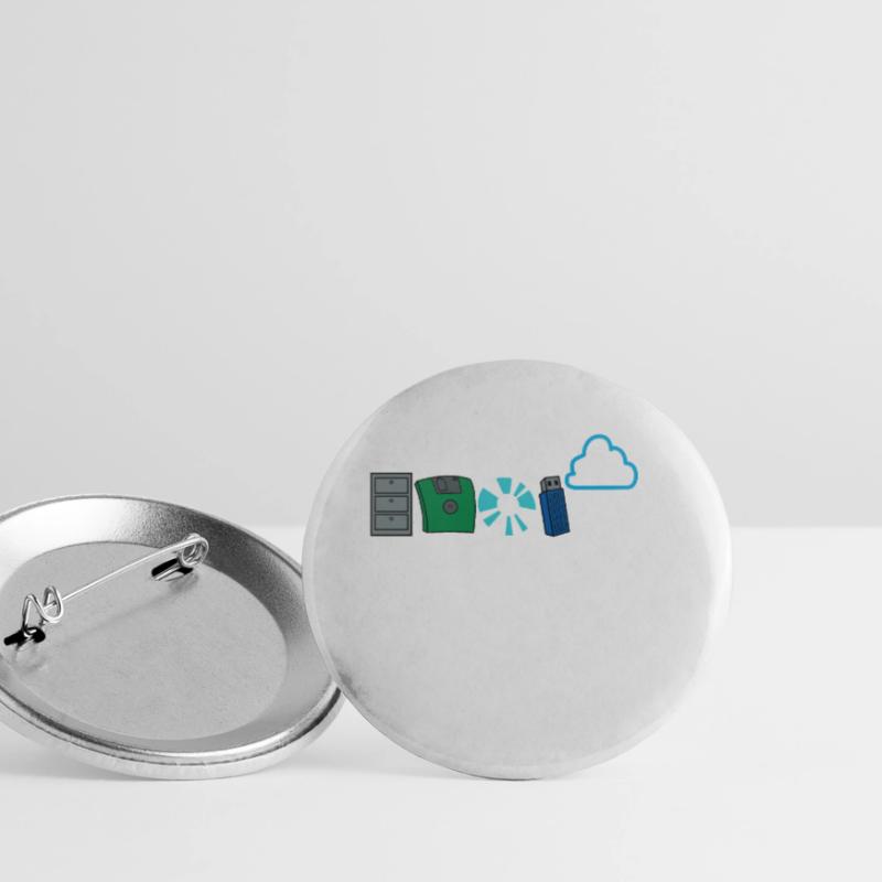 Programmierer Code Informatik Software Entwickler Buttons klein 25 mm (5er Pack)