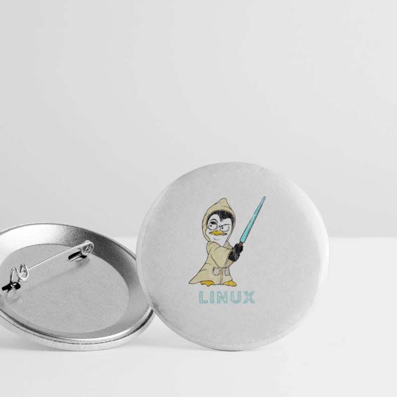 Nerd Linux Informatiker Linux Software Entwickler Buttons klein 25 mm (5er Pack)
