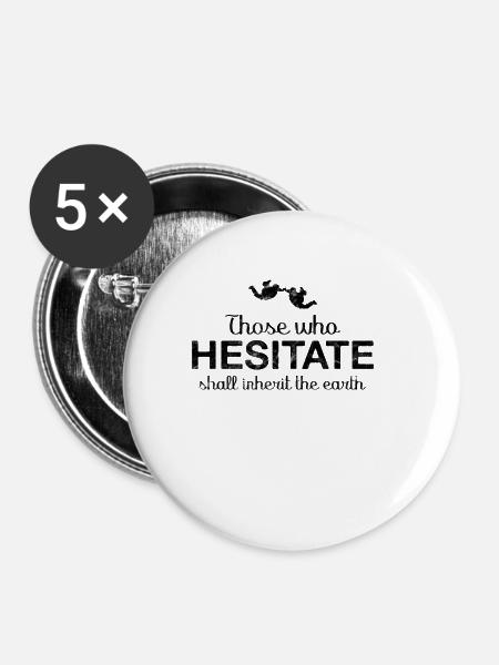 Skydive Skydive Geschenk Für Skydiver - Buttons klein 25 mm (5er Pack) - Weiß