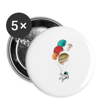 Acid Party Drugs Lsd Acid Techno - Drugs - Buttons small 1''/25 mm (5-pack) - white - Front