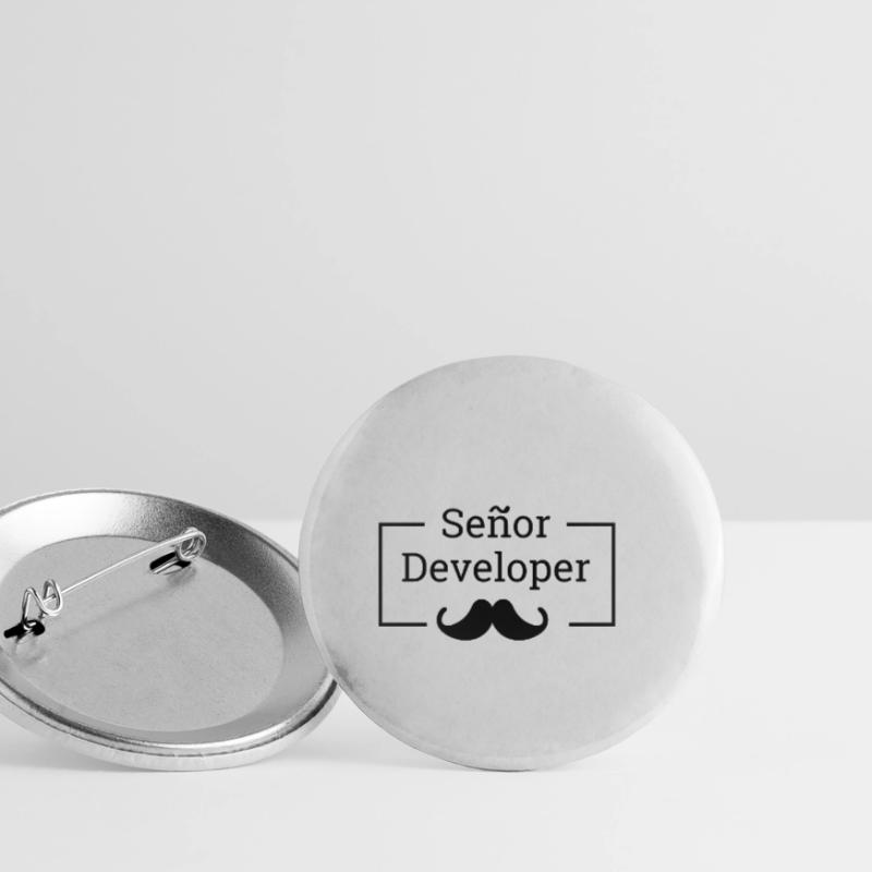 « Senor Developer, Senior Developer » | Programmeurs Lot de 5 petits badges (25 mm)