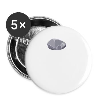 Procrastinationscp - Secure Contient Protect SCP - Lot de 5 petits badges (25 mm) - blanc - Devant