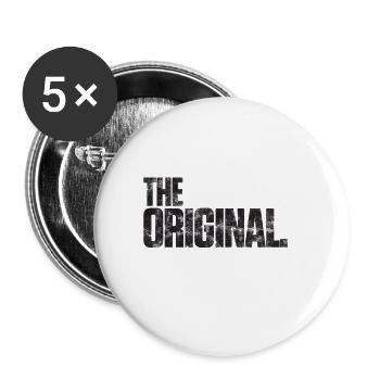 The Original - Lot de 5 petits badges (25 mm) - blanc - Devant