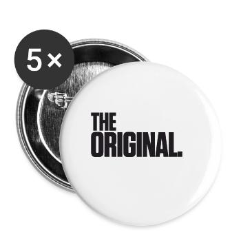 The Original - Lot de 5 petits badges (25 mm) - blanc - Devant