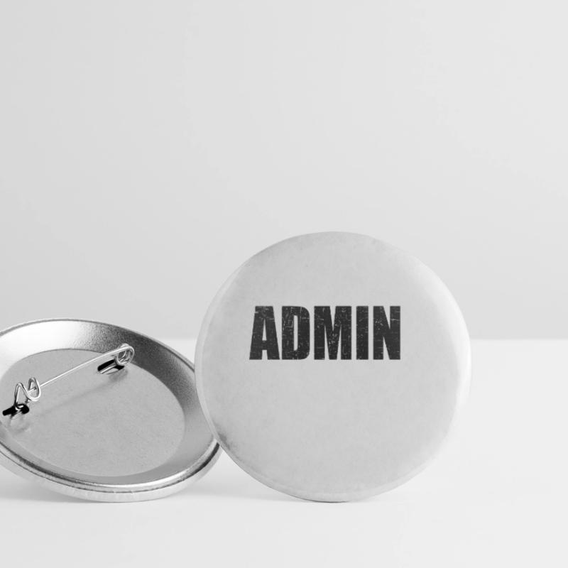 admin Programmierer Linux IT Geschenkidee Buttons klein 25 mm (5er Pack)