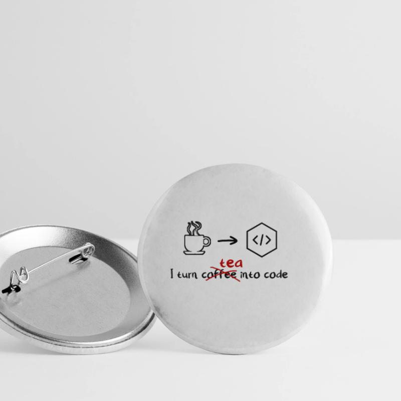 Tee Software Developer Engineer Programmer Buttons small 1''/25 mm (5-pack)