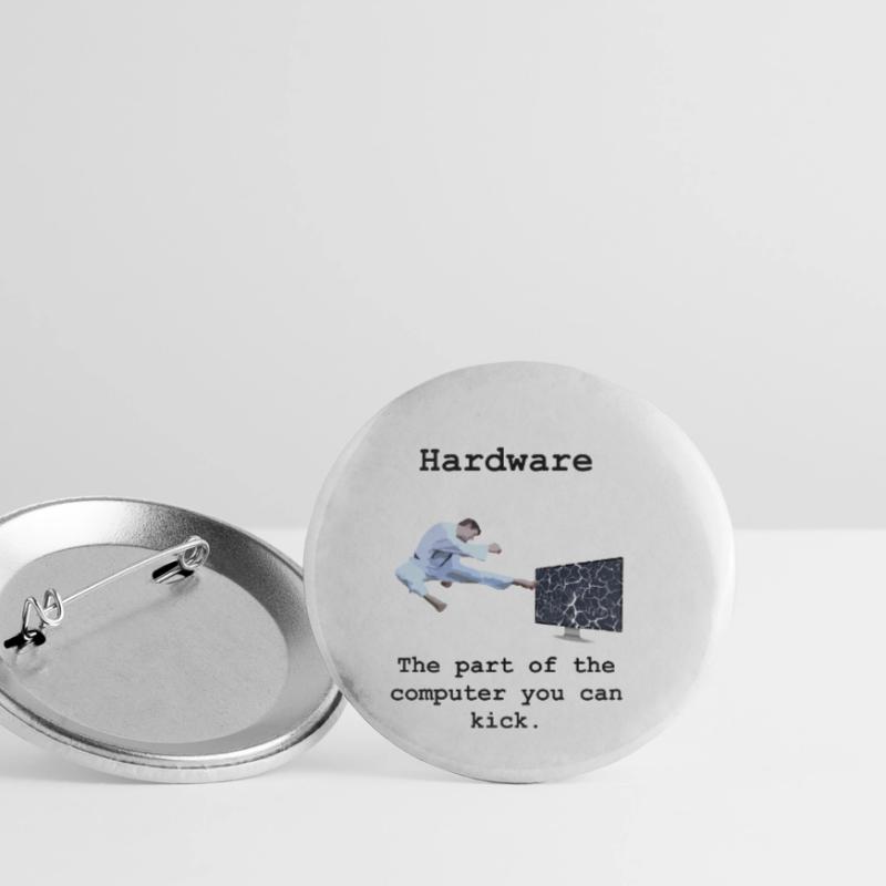 Programming Programmierer Informatik Hardware Buttons klein 25 mm (5er Pack)