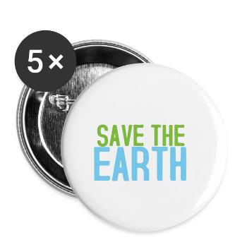 Sustainability - Buttons small 1''/25 mm (5-pack) - white - Front