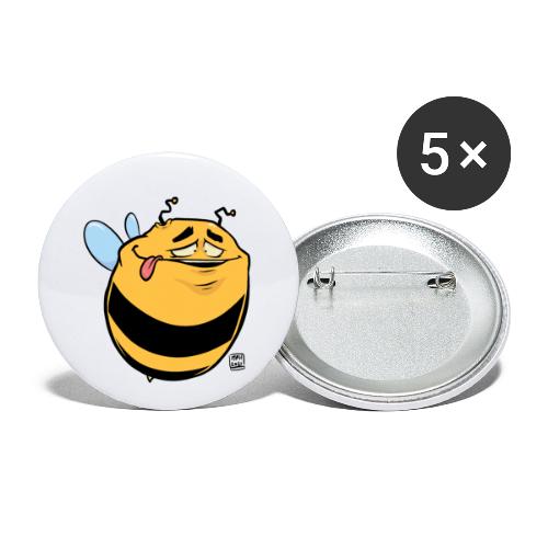 Biene - Buttons klein 25 mm (5er Pack)