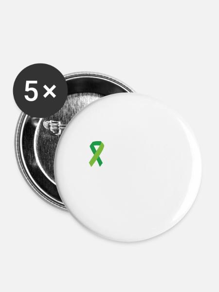 Depression Bewusstsein Spruch Für Psychologen - Buttons klein 25 mm (5er Pack) - Weiß