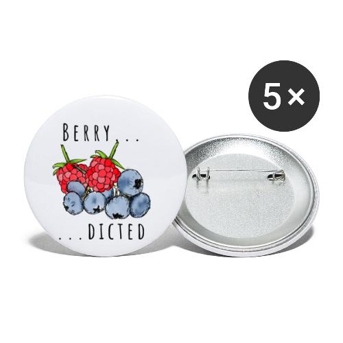 Berry dicted - Buttons klein 25 mm (5er Pack)