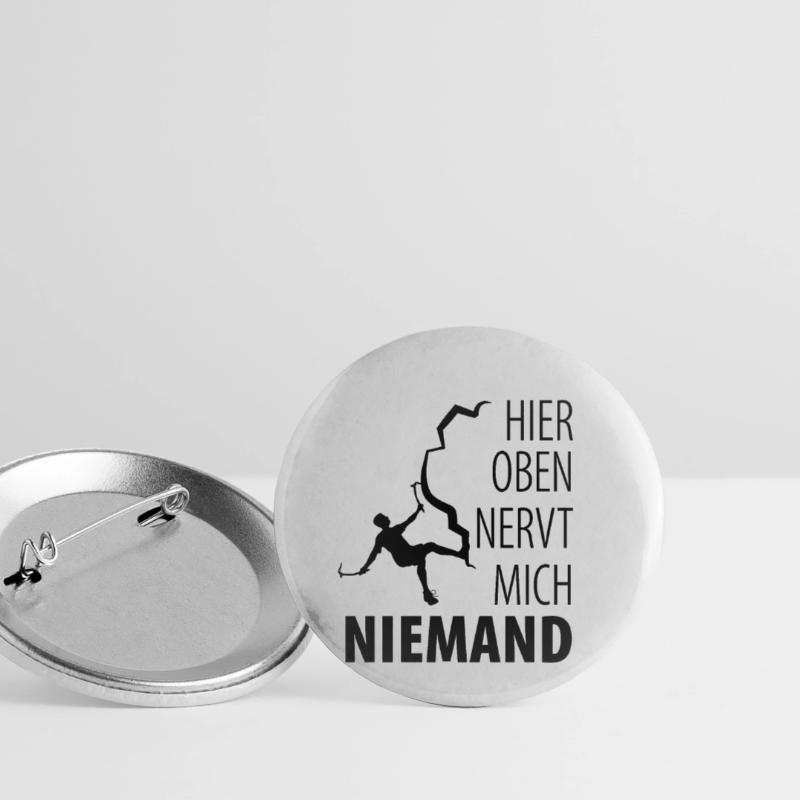 Eisklettern Eiskletterer Eispickel Buttons klein 25 mm (5er Pack)