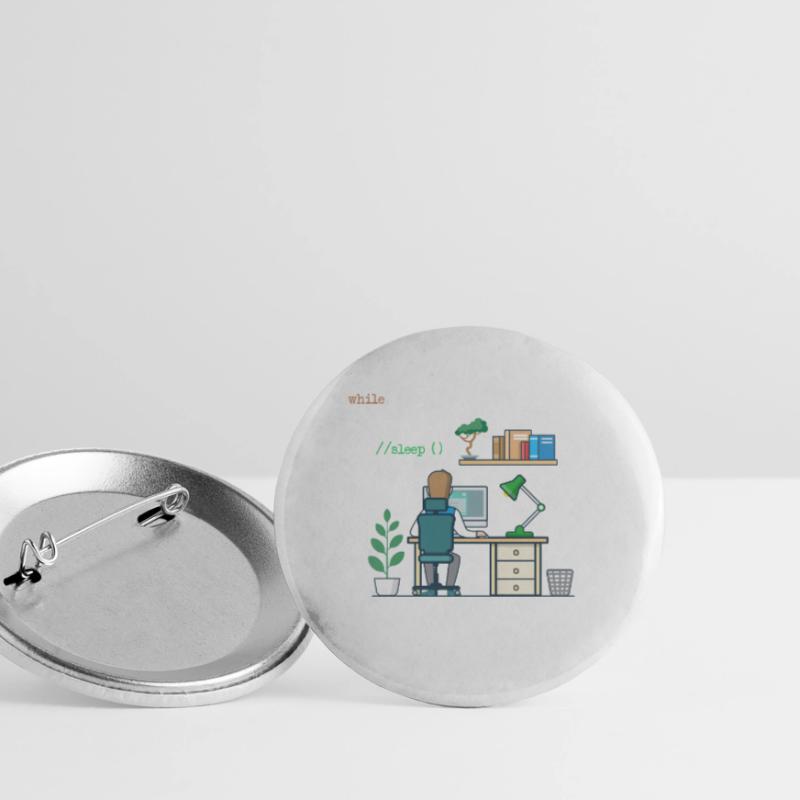 Eat Code Sleep | Funny Coder Programmierer Buttons klein 25 mm (5er Pack)