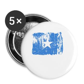 Somalia - Buttons klein 25 mm (5er Pack) - Weiß - Vorne