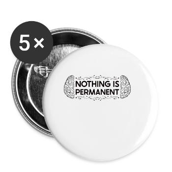 Schlaganfall Survivor Schlaganfall Bewusstsein - Buttons klein 25 mm (5er Pack) - Weiß - Vorne