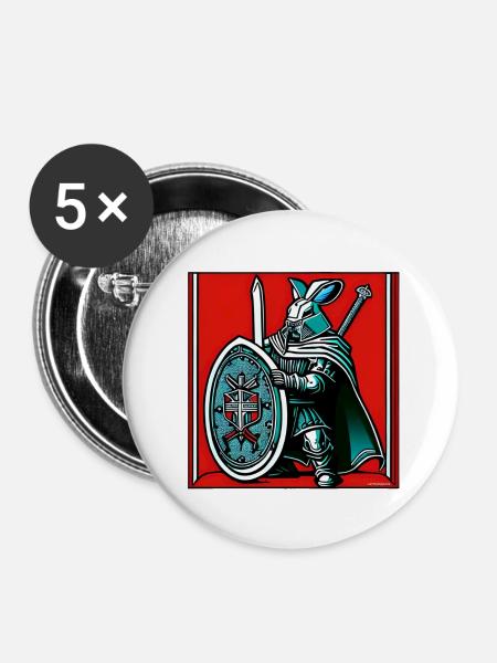 Make Easter Great Again I - Buttons small 1''/25 mm (5-pack) - white