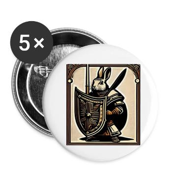 Make Easter Great Again II - Lot de 5 petits badges (25 mm) - blanc - Devant