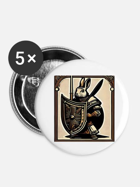 Make Easter Great Again II - Buttons small 1''/25 mm (5-pack) - white