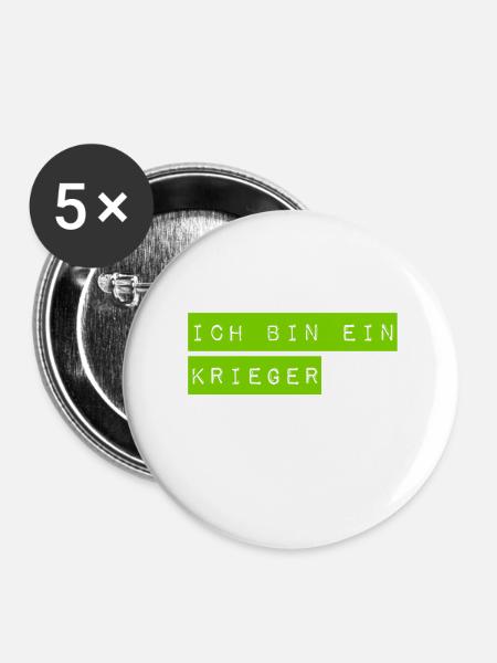 ich bin ein Beschützer - Buttons klein 25 mm (5er Pack) - Weiß