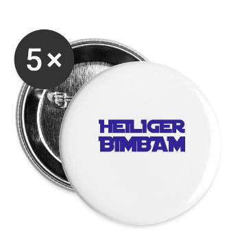 wer hätte das gedacht - Buttons klein 25 mm (5er Pack) - Weiß - Vorne