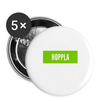 oje - Buttons klein 25 mm (5er Pack) - Weiß - Vorne