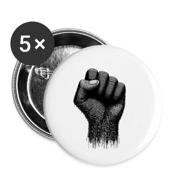 Analyste en piratage éthique Cybersécurité éthique - Lot de 5 petits badges (25 mm) - blanc - Devant