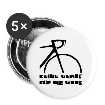 Keine Gnade für die Wade - Buttons klein 25 mm (5er Pack) - Weiß - Vorne
