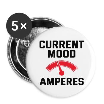 Electrician Humor Electrical Technician Engineer - Buttons small 1''/25 mm (5-pack) - white - Front