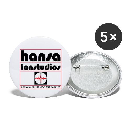 Hansa Studios Vintage | Standard (White) - Buttons klein 25 mm (5er Pack)