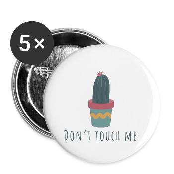 Whose. Touch me - Buttons small 1''/25 mm (5-pack) - white - Front