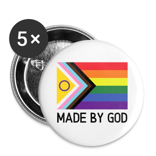 Made by God - Buttons klein 25 mm (5er Pack)