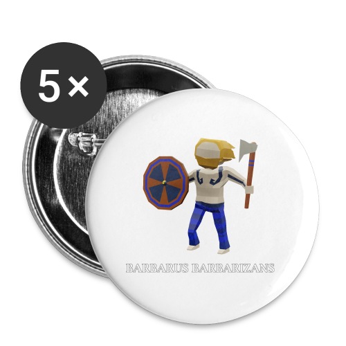 Barbarus Barbarizans (Latin) - Buttons small 1''/25 mm (5-pack)