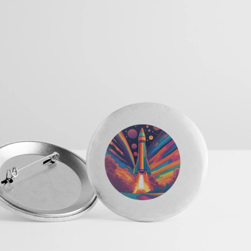 Cosmic Cascade Buttons klein 25 mm (5er Pack)