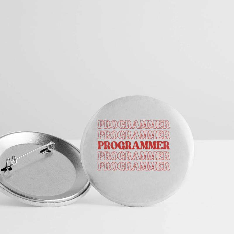 Programmer Coder Developer Coder Software Engineer Buttons small 1''/25 mm (5-pack)