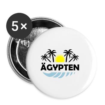 aegypten - Buttons klein 25 mm (5er Pack) - Weiß - Vorne