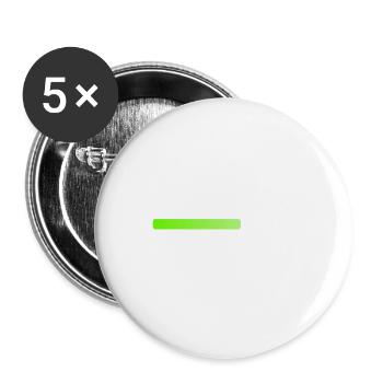 Installing Knowledge please wait - Buttons small 1''/25 mm (5-pack) - white - Front