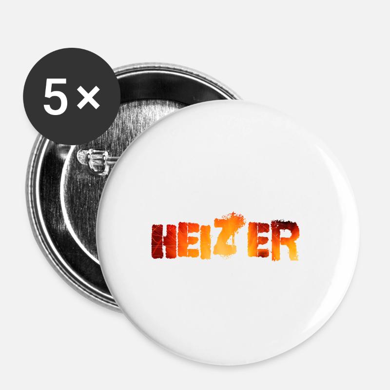 HEATER - Occupation - Buttons small 1''/25 mm (5-pack) - white