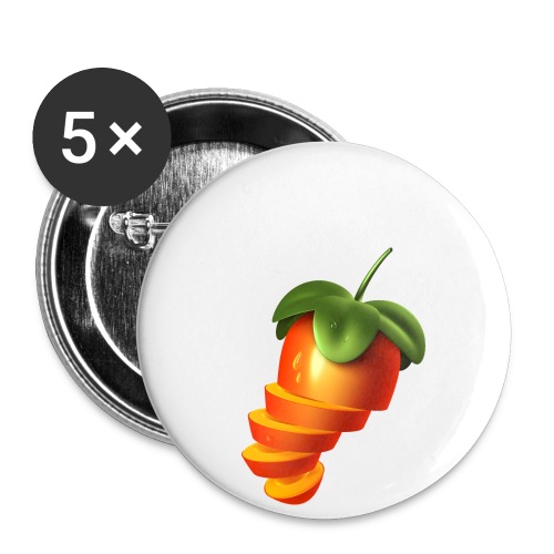 Sliced Sweaty Fruit - Buttons small 1''/25 mm (5-pack)