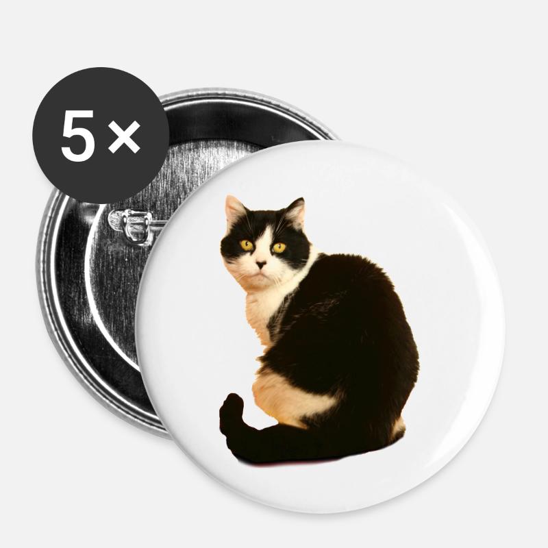 emma - Buttons small 1''/25 mm (5-pack) - white