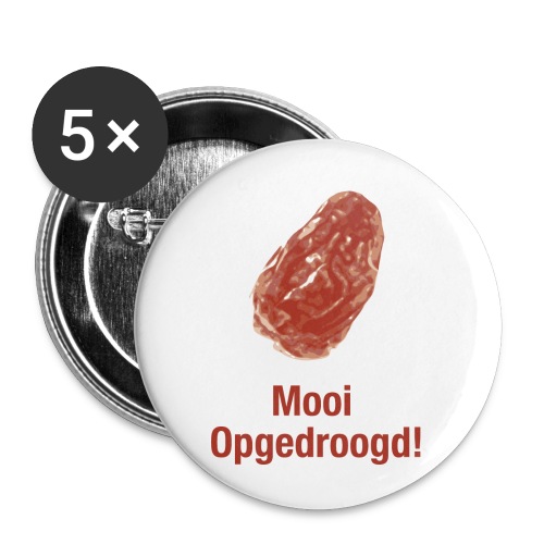 mooi opgedroogd! - Buttons klein 25 mm (5-pack)