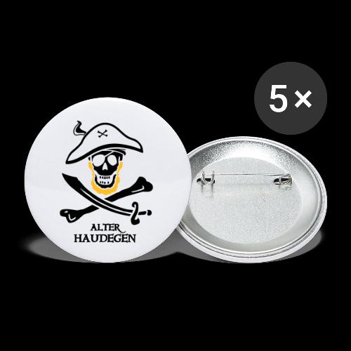 ~ Alter Haudegen ~ - Buttons klein 25 mm (5er Pack)