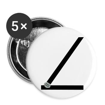 Seat belt - Buttons small 1''/25 mm (5-pack) - white - Front